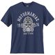 Iron Stitch Übergrößen T-Shirt denimblau Motormaniac Iron Stitch Übergrößen T-Shirt denimblau Motormaniac