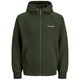 Jack&Jones XXL Kapuzen-Sweatjacke oliv JJTHATCHER Jack&Jones XXL Kapuzen-Sweatjacke oliv JJTHATCHER