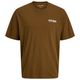 Jack&Jones T-Shirt braun Übergrößen JJYUKI Jack&Jones T-Shirt braun Übergrößen JJYUKI