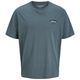Jack&Jones T-Shirt blaugrau Übergrößen JJYUKI Jack&Jones T-Shirt blaugrau Übergrößen JJYUKI