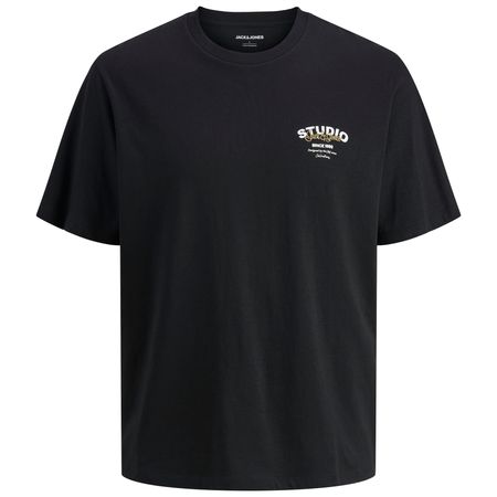Jack&Jones T-Shirt schwarz Übergrößen JJYUKI Jack&Jones T-Shirt schwarz Übergrößen JJYUKI