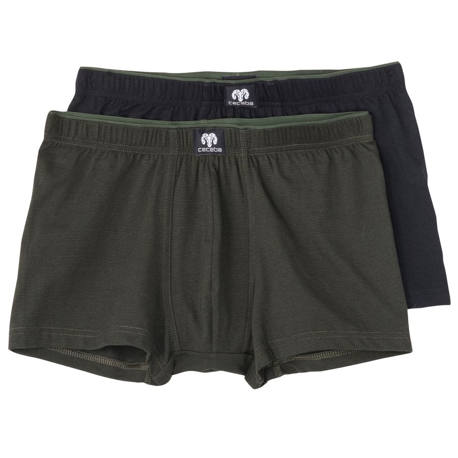 Ceceba Pants 2er-Pack oliv/schwarz Übergrößen