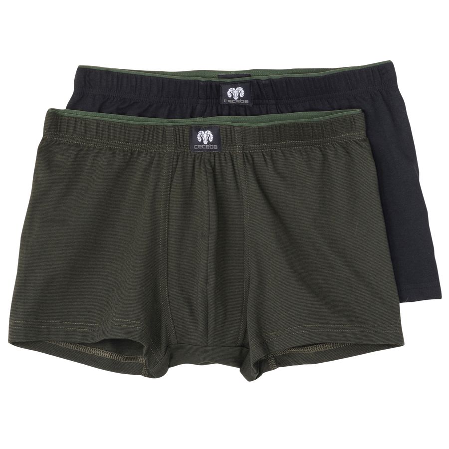 Ceceba Pants 2er-Pack oliv/schwarz Übergrößen