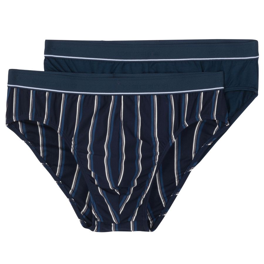 Ceceba Slips 2er-Pack Übergröße blau/weiß gestreift
