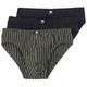 Ceceba Übergrößen 3er-Pack Slips oliv/schwarz