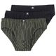Ceceba Übergrößen 3er-Pack Slips oliv/schwarz