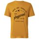 s.Oliver Übergrößen T-Shirt senfgelb Frontprint s.Oliver Übergrößen T-Shirt senfgelb Frontprint