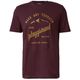 s.Oliver Übergrößen T-Shirt bordeaux Frontprint s.Oliver Übergrößen T-Shirt bordeaux Frontprint