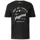 s.Oliver Übergrößen T-Shirt schwarz Frontprint s.Oliver Übergrößen T-Shirt schwarz Frontprint