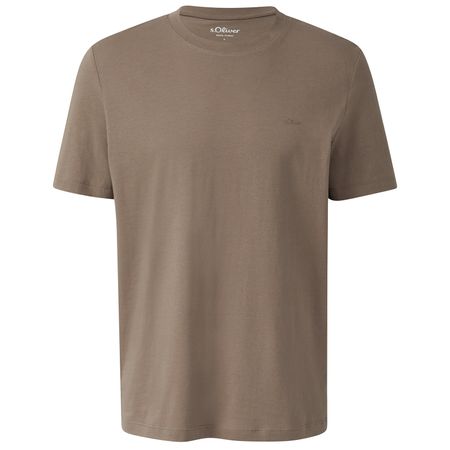 s.Oliver Übergrößen Basic-T-Shirt braun s.Oliver Übergrößen Basic-T-Shirt braun