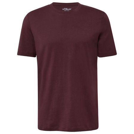 s.Oliver Übergrößen Basic-T-Shirt bordeaux s.Oliver Übergrößen Basic-T-Shirt bordeaux