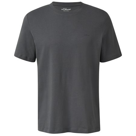 s.Oliver Übergrößen Basic-T-Shirt dunkelgrau s.Oliver Übergrößen Basic-T-Shirt dunkelgrau