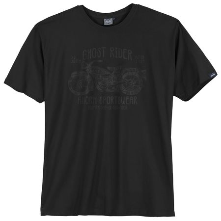Ahorn Sportswear T-Shirt Frontprint XXL schwarz Ahorn Sportswear T-Shirt Frontprint XXL schwarz