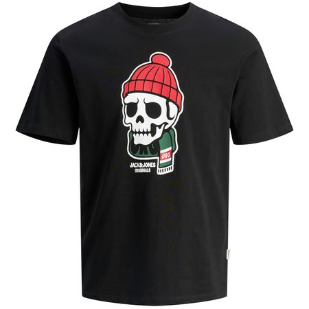 Jack&Jones XXL T-Shirt schwarz Skullprint JORHOLIDAY Jack&Jones XXL T-Shirt schwarz Skullprint JORHOLIDAY