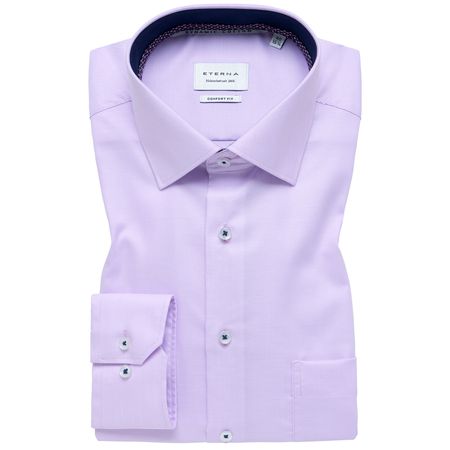 Eterna Übergrößen Langarmhemd bügelfrei flieder Eterna Übergrößen Langarmhemd bügelfrei flieder