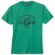 North Latitude Übergrößen T-Shirt grün Ankerprint
