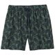 North Latitude Übergröße Badeshorts grün-navy Muster