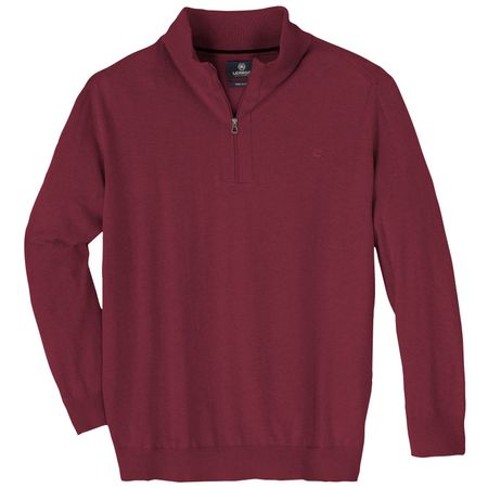 Lerros Übergrößen Feinstrick-Troyer bordeaux-melange