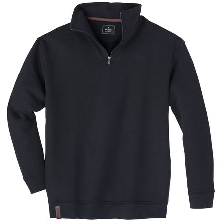 Ragman Übergrößen Sweat-Troyer schwarz Stehkragen