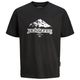 Jack&Jones Übergrößen T-Shirt schwarz JCOFLARE