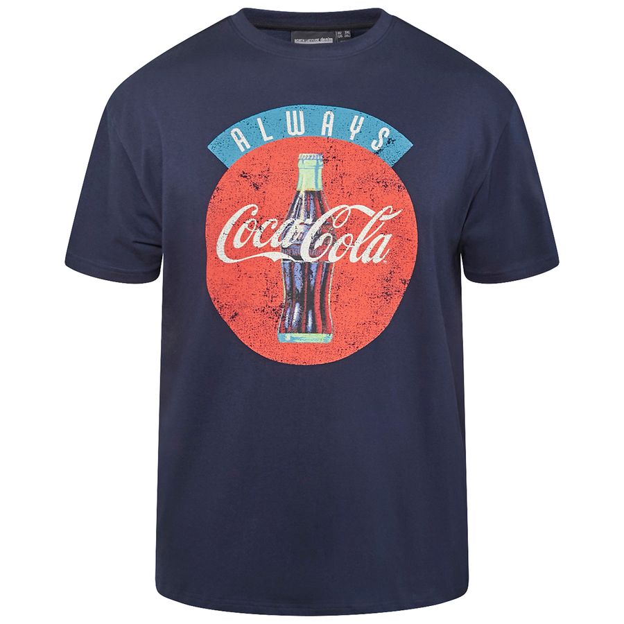 North Latitude T-Shirt Übergröße navy CocaCola®