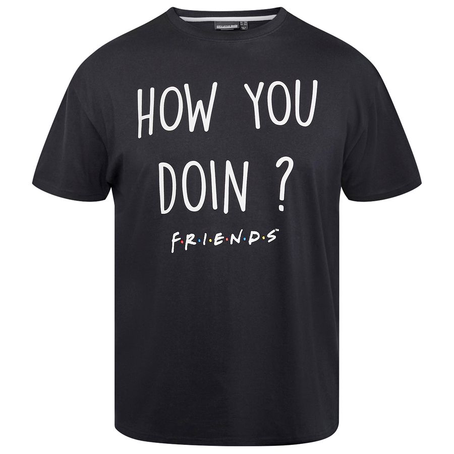 North Latitude T-Shirt Übergrößen schwarz Friends™