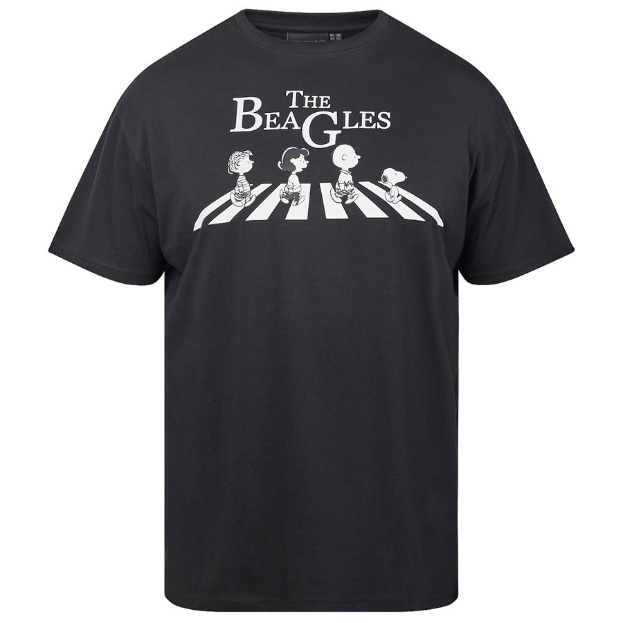 North Latitude T-Shirt Übergrößen schwarz Peanuts™