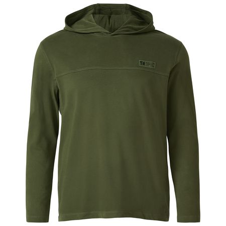 s.Oliver Übergrößen Kapuzen-Longsleeve oliv