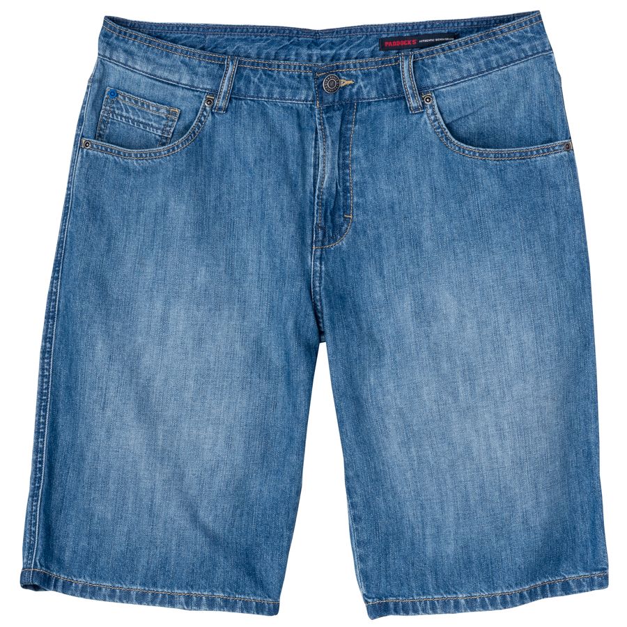 Paddock's Übergrößen Jeans-Shorts Ben mid blue used