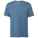 s.Oliver Basic-T-Shirt Übergrößen V-Neck rauchblau