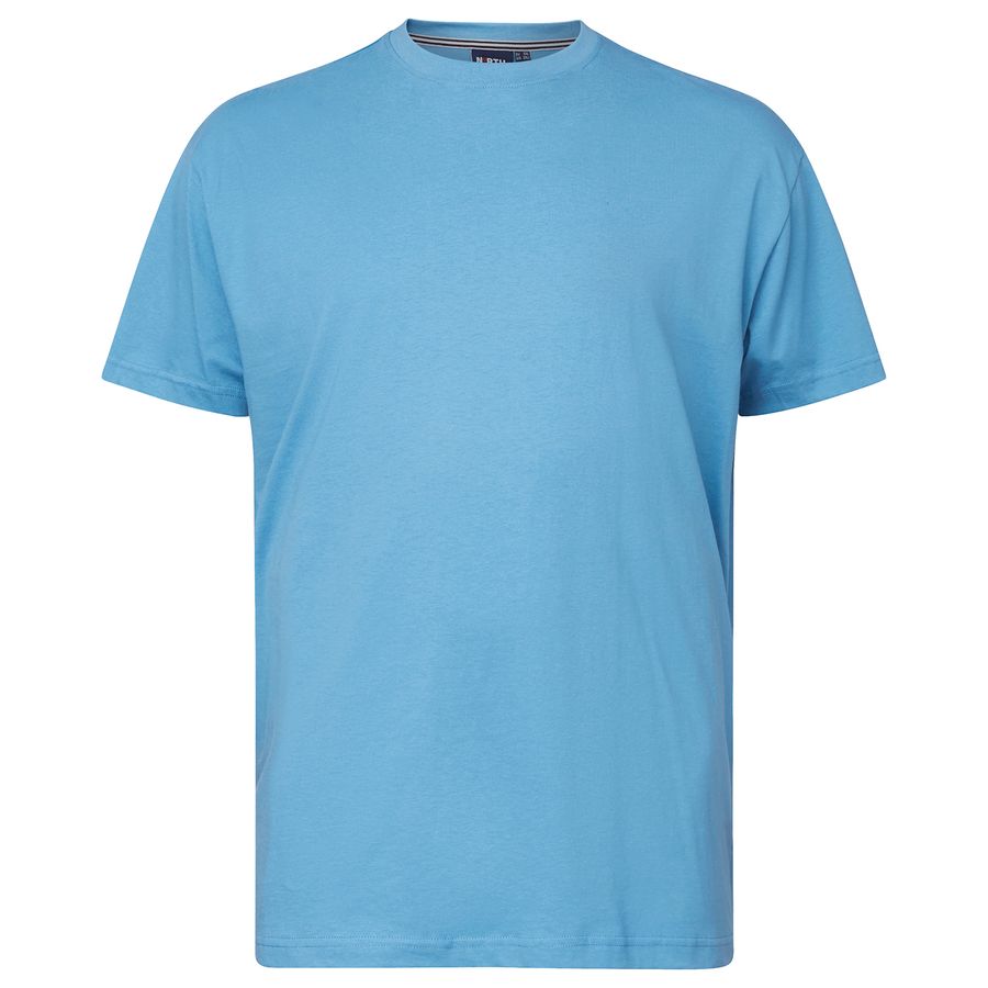 North Latitude Übergrößen Basic-T-Shirt hellblau