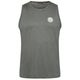 North Latitude Übergröße Tanktop graugrün Brustprint