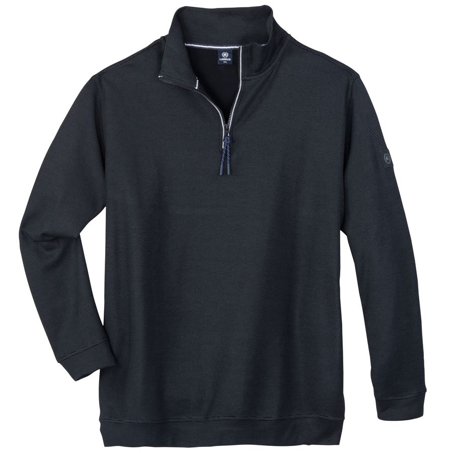 Lerros Übergrößen Sweat-Troyer Struktur schwarz