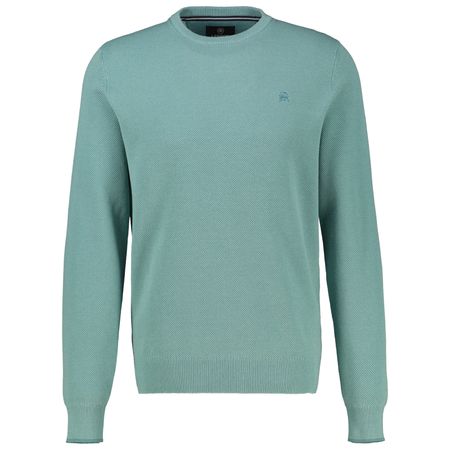 Lerros Übergrößen Struktur-Pullover dunkelmint