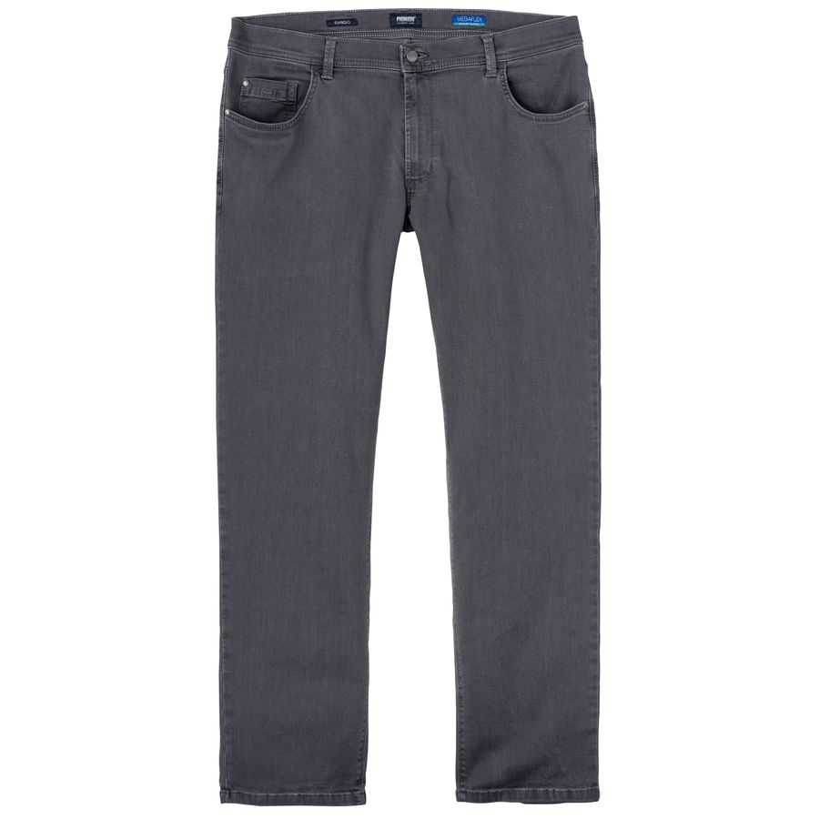 Pioneer Übergrößen Stretch-Jeans Rando dunkelgrau