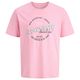 Jack&Jones T-Shirt Übergrößen rosa Logoprint JJELOGO Jack&Jones T-Shirt Übergrößen rosa Logoprint JJELOGO