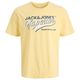 Jack&Jones T-Shirt Übergrößen gelb Logoprint JJELOGO