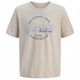 Jack&Jones T-Shirt beige Übergrößen Logoprint JJELOGO