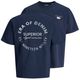 Jack&Jones XXL T-Shirt Rückenprint navy JJEDOVER
