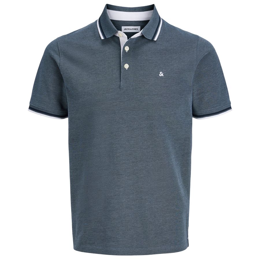 Jack&Jones Übergrößen Poloshirt rauchblau JJEPAULOS