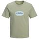 Jack&Jones XXL T-Shirt JORCATSKILLS salbeigrün Print