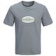 Jack&Jones Übergröße T-Shirt JORCATSKILLS grau Print