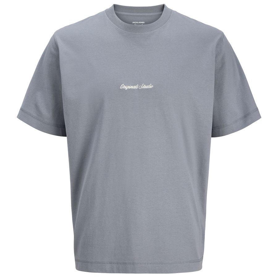 Jack&Jones Übergrößen T-Shirt grau JORNORREBRO