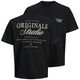 Jack&Jones Übergrößen T-Shirt schwarz JORNORREBRO Jack&Jones Übergrößen T-Shirt schwarz JORNORREBRO