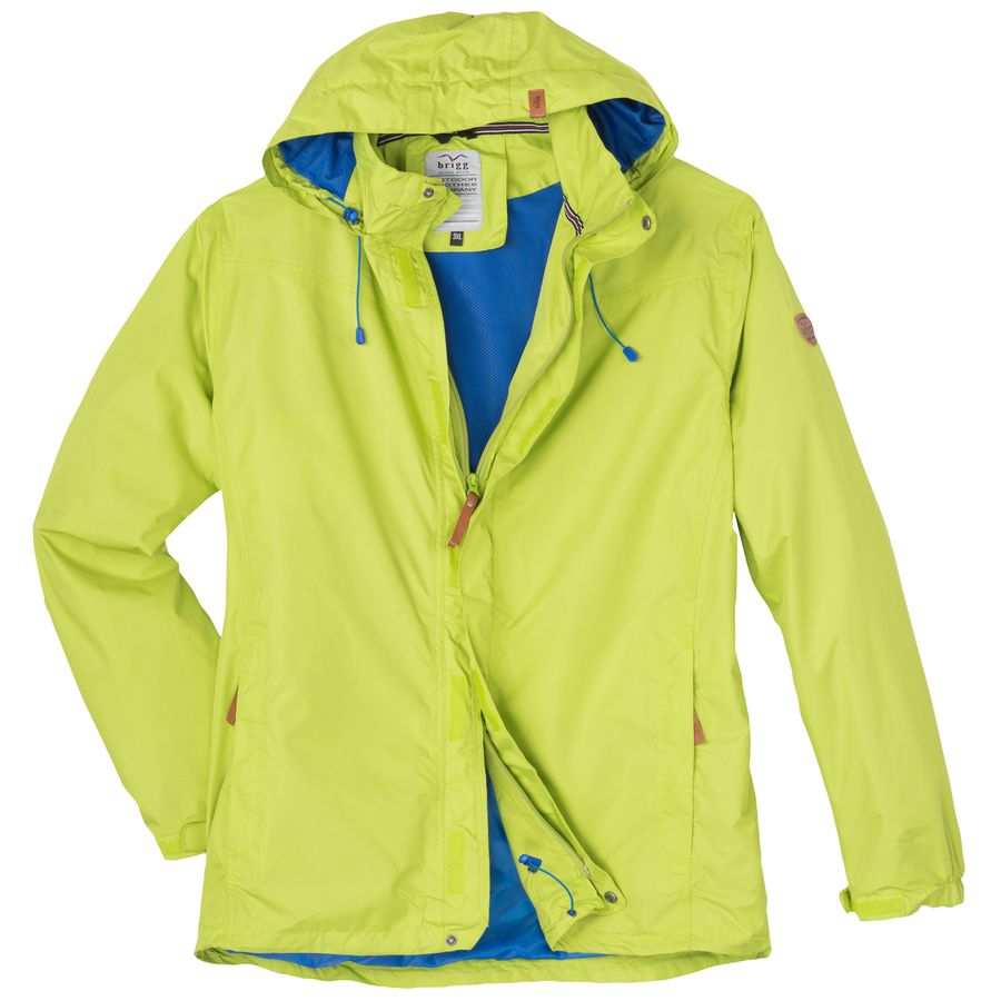 Brigg leichte Funktionsjacke Übergröße Robin limette