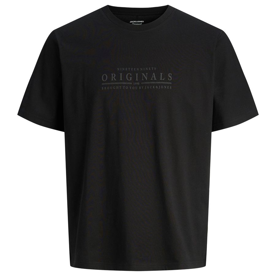 Jack&Jones Übergrößen T-Shirt schwarz JORCATSKILLS