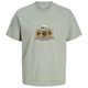 Jack&Jones XXL T-Shirt salbeigrün Skull JORCATSKILLS Jack&Jones XXL T-Shirt salbeigrün Skull JORCATSKILLS
