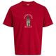 Jack&Jones Übergrößen T-Shirt rot Skull JORCATSKILLS