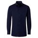 Venti Übergrößen Stretch-Langarmhemd dunkelblau