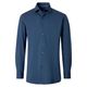 Venti Übergrößen Stretch-Langarmhemd blau melange